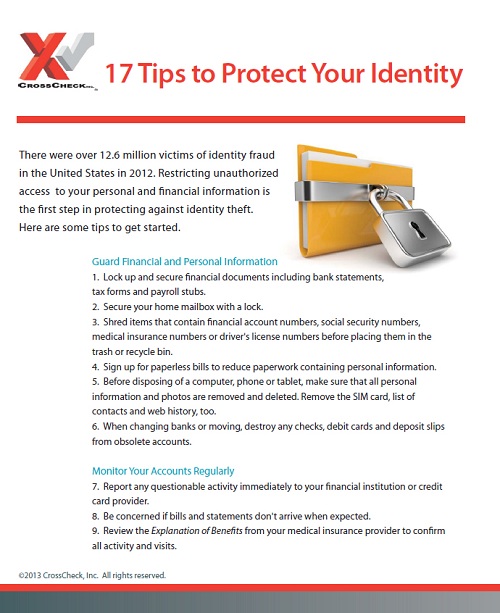 17 tips to protect your identity